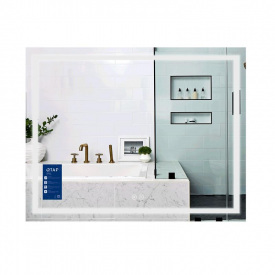 Дзеркало Qtap Mideya (MI1) 1000х700 з LED-підсвічуванням, димером та антизапотіванням (QT2078NCF10070)