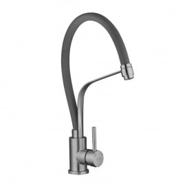 Змішувач для кухні Kroner KRP Edelstahl Klassisch - ESG03593GRA сталь/сірий (CV035454)