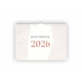 Календар настінний Vivay 2026 Beautyspecial А4 30x20 см Біло-бежевий (hub_pa1v84)