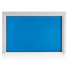 Секционные гаражные ворота Gant PR - панель Широкая линия, размер 2900x2500 мм., цвет Голубой - Solent Blue. Ручное управление.