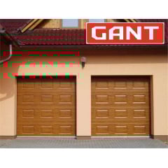 Секционные гаражные ворота Gant Plus размер 2400х2030 мм. (Филенка - под дерево) Торсион Каменец-Подольский