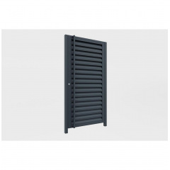 Хвіртка Жалюзі Ромб (Антрацит) Фастів