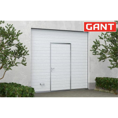 Cекційні Секційні гаражні ворота Gant Plus розмір 2400 х 2030 мм. (Доска - покраска) Пружини розтягу Чернівці