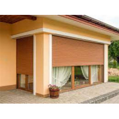 Захисні ролети Gant - профіль 39-й, розмір 1000x1000 мм., колір Золотий дуб. Ручне управління. Київ