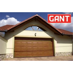 Cекційні Секційні гаражні ворота Gant Plus розмір 2400 х 2030 мм. (Фільонка - під дерево) Пружини розтягу Чернівці