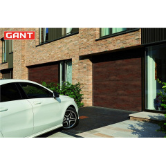 Cекційні Секційні гаражні ворота Gant Plus розмір 2400 х 2030 мм. (Широка лінія - під дерево) Пружини розтягу Київ