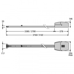 Комплект автоматики BFT BOTTICELLI SMART BT A850 KIT для секційних гаражних воріт Камінь-Каширський