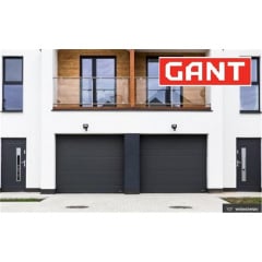 Промышленные гаражные ворота Gant Plus Pro размер 2400 х 2030 мм.(Широкая линия – покраска) Торсион Киев