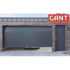 Промышленные гаражные ворота Gant Plus Pro размер 2400 х 2030 мм.(Широкая линия – покраска) Торсион Киев
