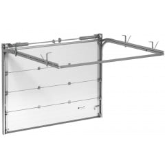 Промышленные гаражные ворота Gant Plus Pro размер 2400 х 2030 мм. (Широкая линия – под дерево) Торсион Михайловка