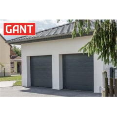 Секционные гаражные ворота Gant Plus размер 2400х2030 мм. (Широкая линия – покраска) Пружины растяжения Киев
