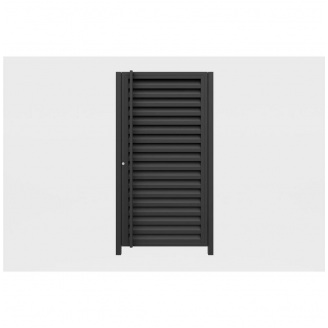 Хвіртка Жалюзі Ромб (Темно-коричневий)