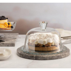 Блюдо с крышкой колпаком диаметр 27см Pasabahce AL113210 Смела