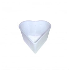 Форма для сиру "Серце" 10 х 10,5 h-6,5 см вихід продукції 0,15-0,25 кг. пластикова Консенсус