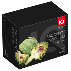 Каструля IQ Be Creative 5.8 л 24 см Сріблястий (6998864) Краматорськ