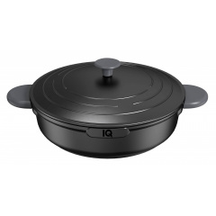 Сотейник IQ Be Creative 4.0 л 28 см Черный (6996297) Днепрорудное
