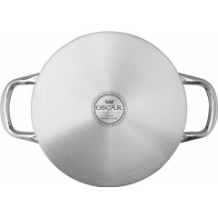 Кастрюля Oscar Delight 3 л 20 см Серебристый (6990934) Ровно