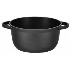 Каструля IQ Be Traditional 24 см 4.6 л Чорний (6937751) Єланець