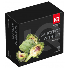 Каструля IQ Be Creative 1.7 л 18 см Чорний (6996316) Броди