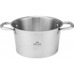 Кастрюля Oscar Delight 5.3 л 24 см Серебристый (6990936) Свесса