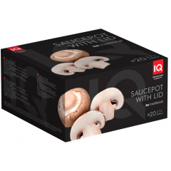 Кастрюля IQ Be Traditional 20 см 2.7 л Черный (6937750) Березнеговатое