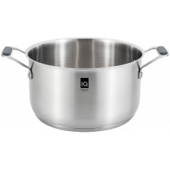 Каструля IQ Be Brave 5.5 л 24 см Сріблястий (7046706) Молочанськ