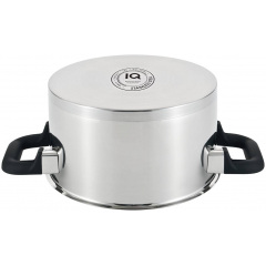 Кастрюля IQ Be Traditional 5.5 л 24 см Серебристый (6977605) Молочанск