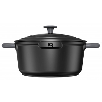 Каструля IQ Be Creative 2.4 л 20 см Чорний (6996317)