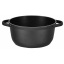 Каструля IQ Be Traditional 24 см 4.6 л Чорний (6937751) Єланець
