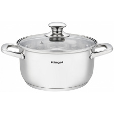 Каструля Ringel Grey line 4.2 л 22 см Сріблястий (6932749)