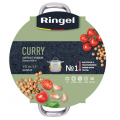 Кастрюля Ringel Curry 4.9 л 20 см Серебристый (6990945) Хмельницкий