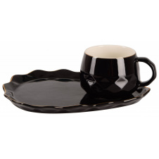 Чашка Led Core Black Gold 220 мл Чорний (6990754)