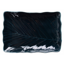 Блюдо Limited Edition Leaf 24.5х17 см Черный (6990670)