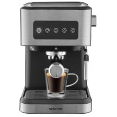 Кавоварка еспресо Sencor SES 4020SS 1.5 л Черно-сріблястий (6931335) Київ