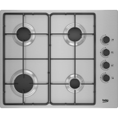 Газовая варочная поверхность Beko HIGG 64123 SX Хром (6788125) Костополь