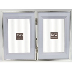 Фоторамка EVG ONIX 2-10х15 см S15 Double Silver (7119230) Генічеськ