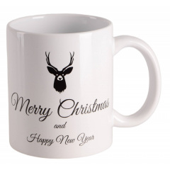 Чашка Limited Edition NY Antler Black 320 мл Білий (7133574) Камінь-Каширський