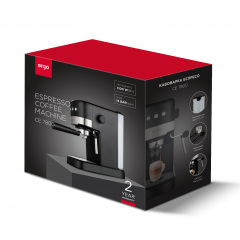 Кофеварка эспрессо Ergo CE 7800 1.2 л Серебристый (7110799) Новомосковск