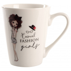 Чашка Limited Edition Fashion Girl B 300 мл Білий (7007026) Київ