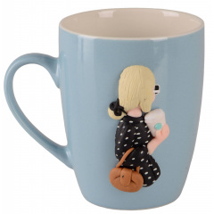 Чашка Limited Edition Dream Girl 340 мл Серый (7136738) Ромны