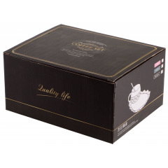 Чашка Led Core Black Gold 220 мл Чорний (6990754) Василівка