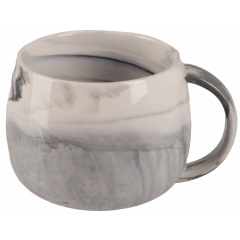 Чашка Led Marmur 380 мл Бело-серый (7133145) Киев