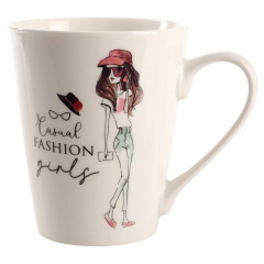 Чашка Limited Edition Fashion Girl C 300 мл Білий (7007027) Кам'янець-Подільський