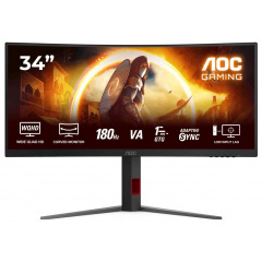 Монитор 21.5" AOC CU34G4 Black Red (7143536) Червоноград