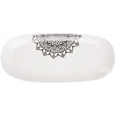 Блюдо Limited Edition Kora 25.5 см Белый (6999359) Петрово