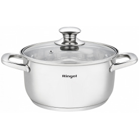 Каструля Ringel Grey line 2.3 л 18 см Сріблястий (6932747)