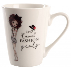 Чашка Limited Edition Fashion Girl B 300 мл Білий (7007026)