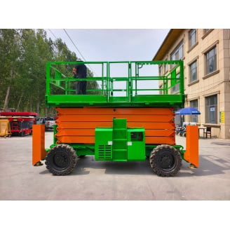 Ножичний дизельний самохідний витяг для нерівних ґрунтів THJZ-13
