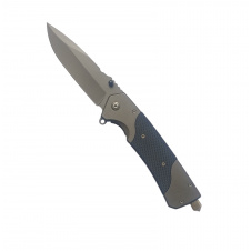 Ніж розкладний туристичний Gorillas BBQ 2826 23 см Сірий (KN1007)
