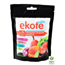 Мінеральне добриво Ekote ТМ ГТУ для плодово-ягідних культур 250г, тривалої дії 3-4міс.
